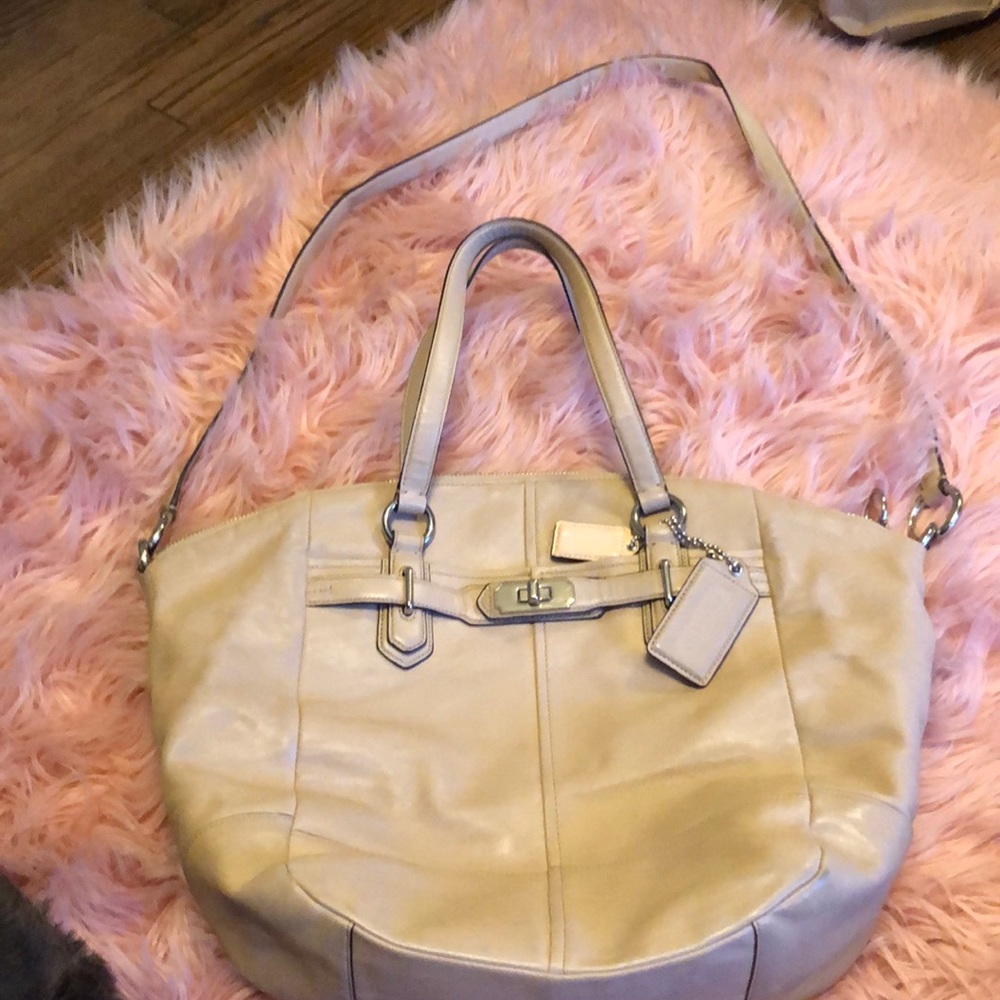 Coach leather shopper